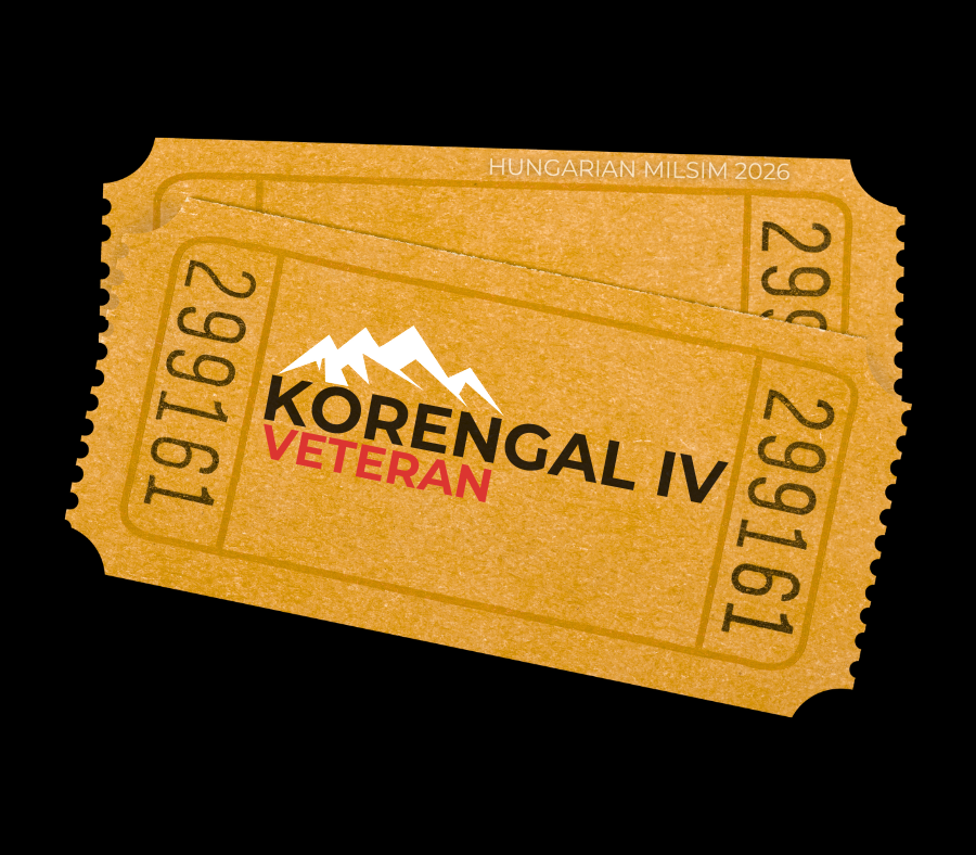 KORENGAL IV Belépőjegy
