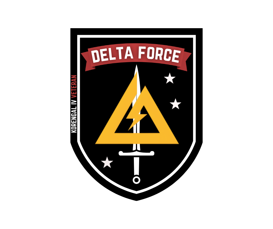 Korengal IV Veteran támogatói Delta Force felvarró