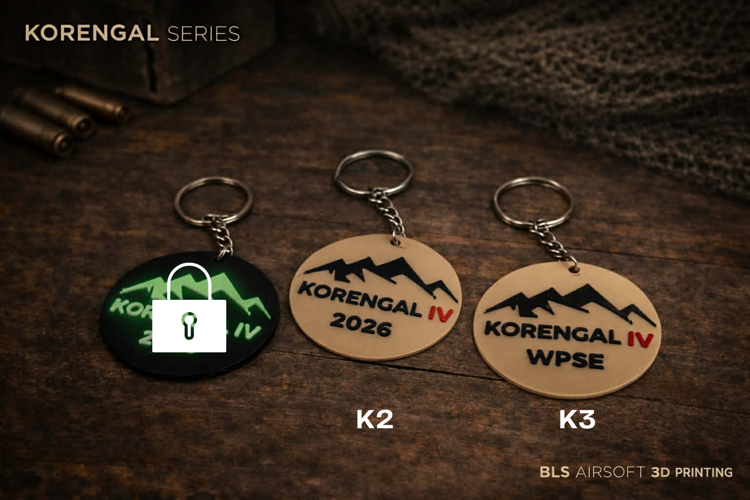 Korengal IV – Emlék Kulcstartó